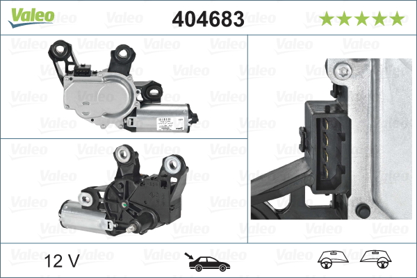 Motore tergicristallo - 404683 VALEO